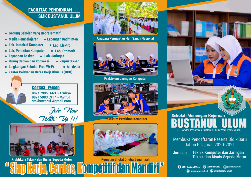 BROSUR SMK Bustanul Ulum 2020