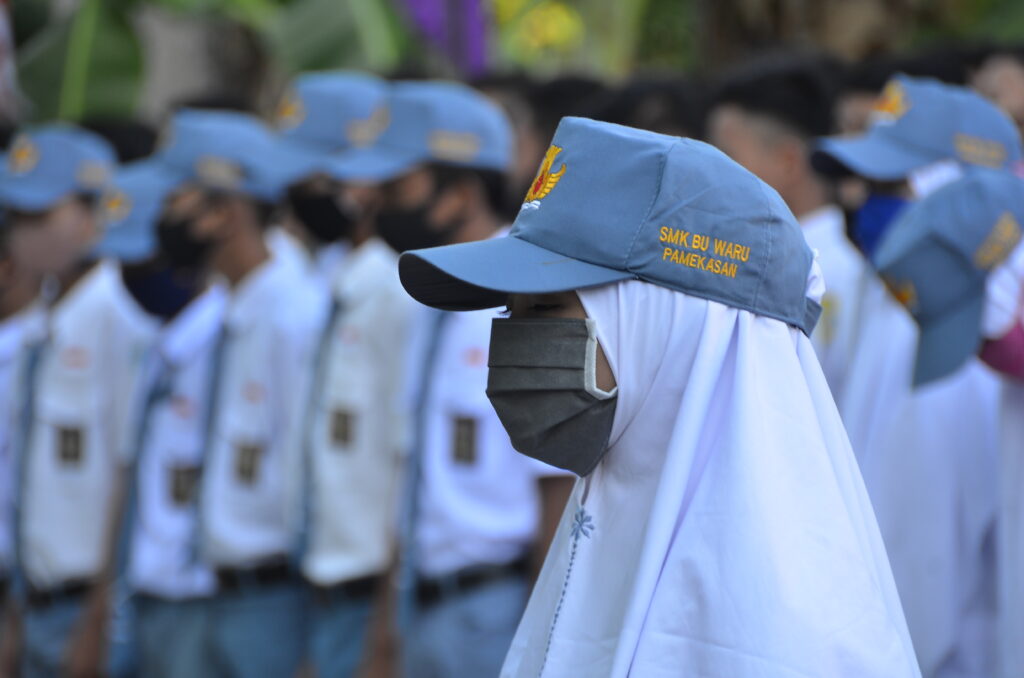 Upacara SMK Bustanul Ulum