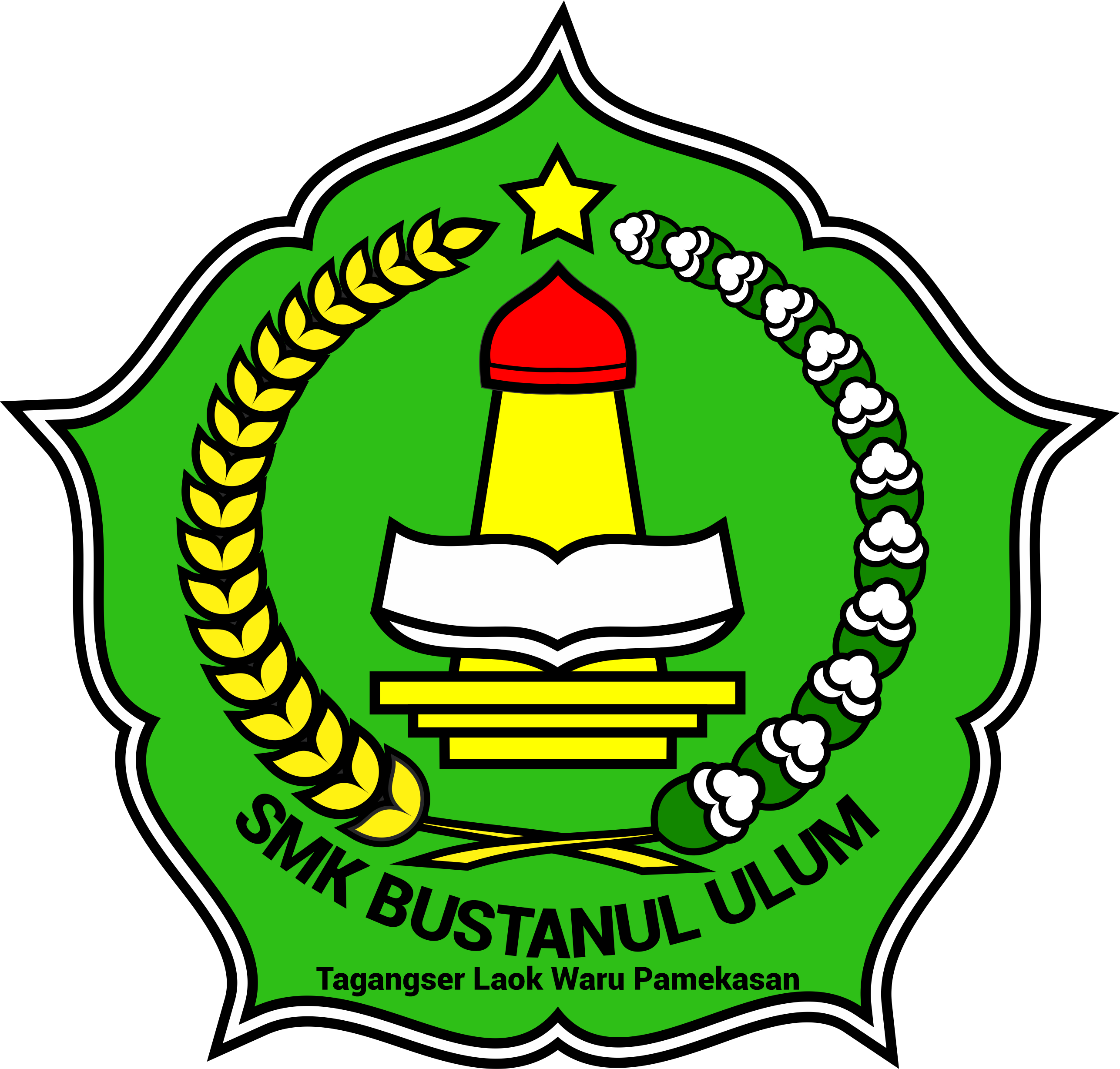 Logo SMK Bustanul Ulum Waru